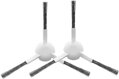 Perii laterale pentru Dreame X30 Ultra/L20 Ultra/L10s Pro Series/L10s Ultra Gen 2 (2 buc)-Perii de schimb rezistente