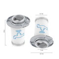 Rowenta ZR009006 filtru pentru X-Force 8.60 RH96xx, X-Pert 6.60 RH68xx și X-Combo Vacuum & Mop GZ30xx - 2 buc.