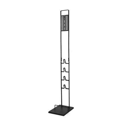Stand metalic pentru aspiratoare Dyson V7/V8/V10/V11/V15/Outsize – suport fără găurire (negru)