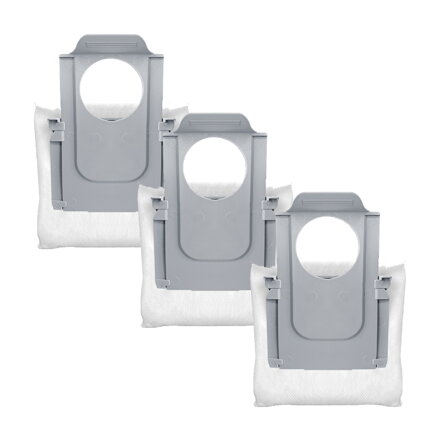 Saci de praf pentru Roborock Qrevo Curv/Edge/P20 (3 buc)-Saci de unică folosință pentru aspirator