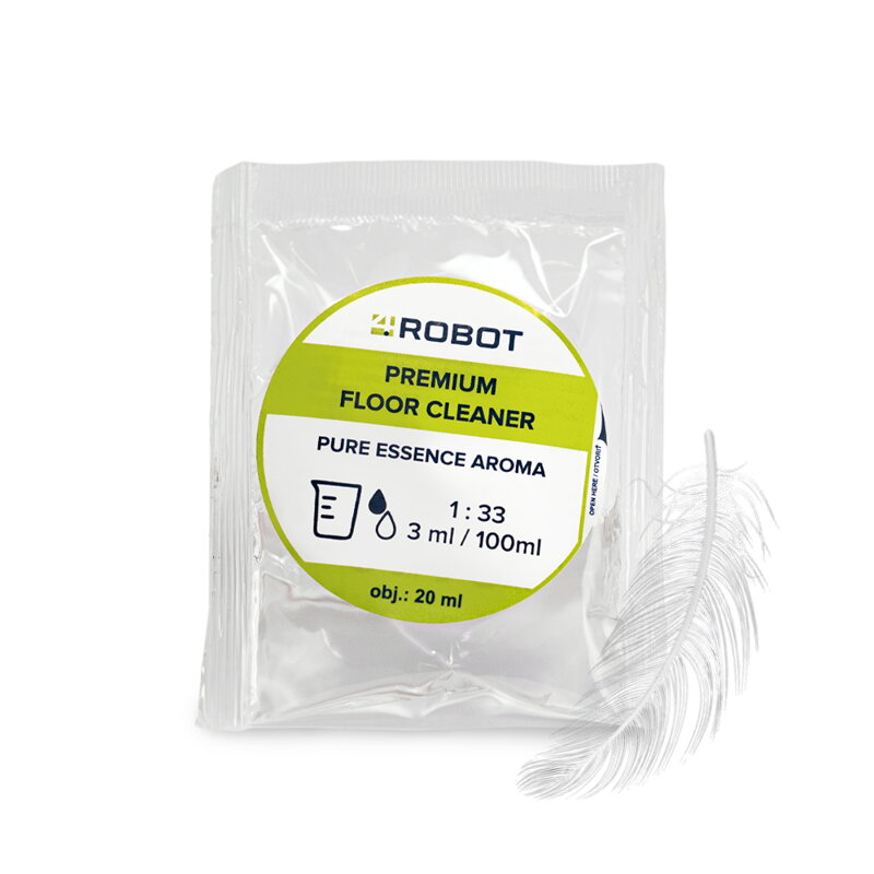 4Robot detergent pentru aspiratoare robot cu mop Pure Essence 20 ml – MOSTRĂ